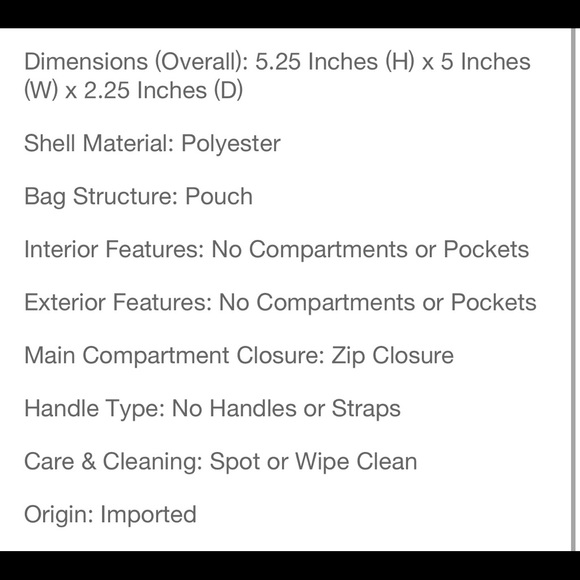 💛🌴 Stoney Clover Lane x Target Yellow Terry Palm Tree Mini Square Pouch 🌴💛 - Picture 8 of 8